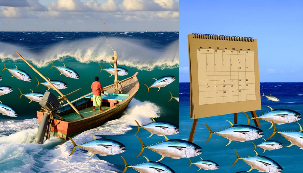 comparison of tuna seasons