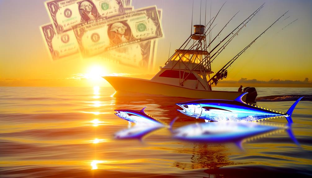 expenses for bluefin tuna fishing charters