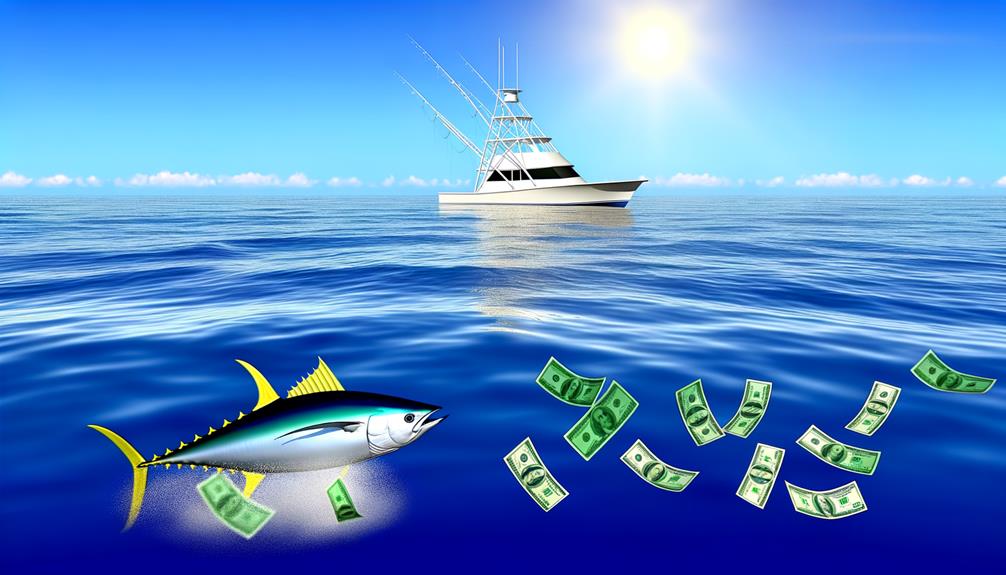 tuna charter cost details