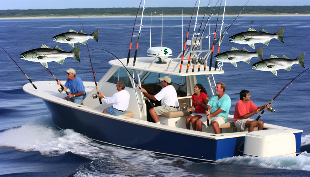 pricing for massachusetts fishing charters