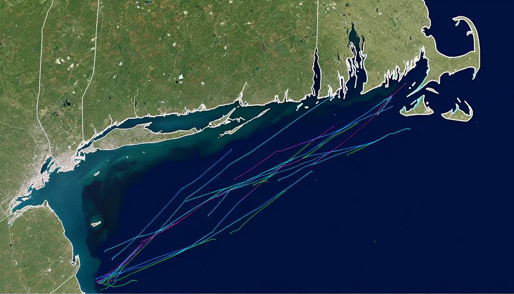 tracking great white sharks